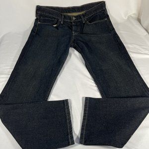 Levi’s 511 34x29 Straight Leg Dark Wash Blue Denim Jeans